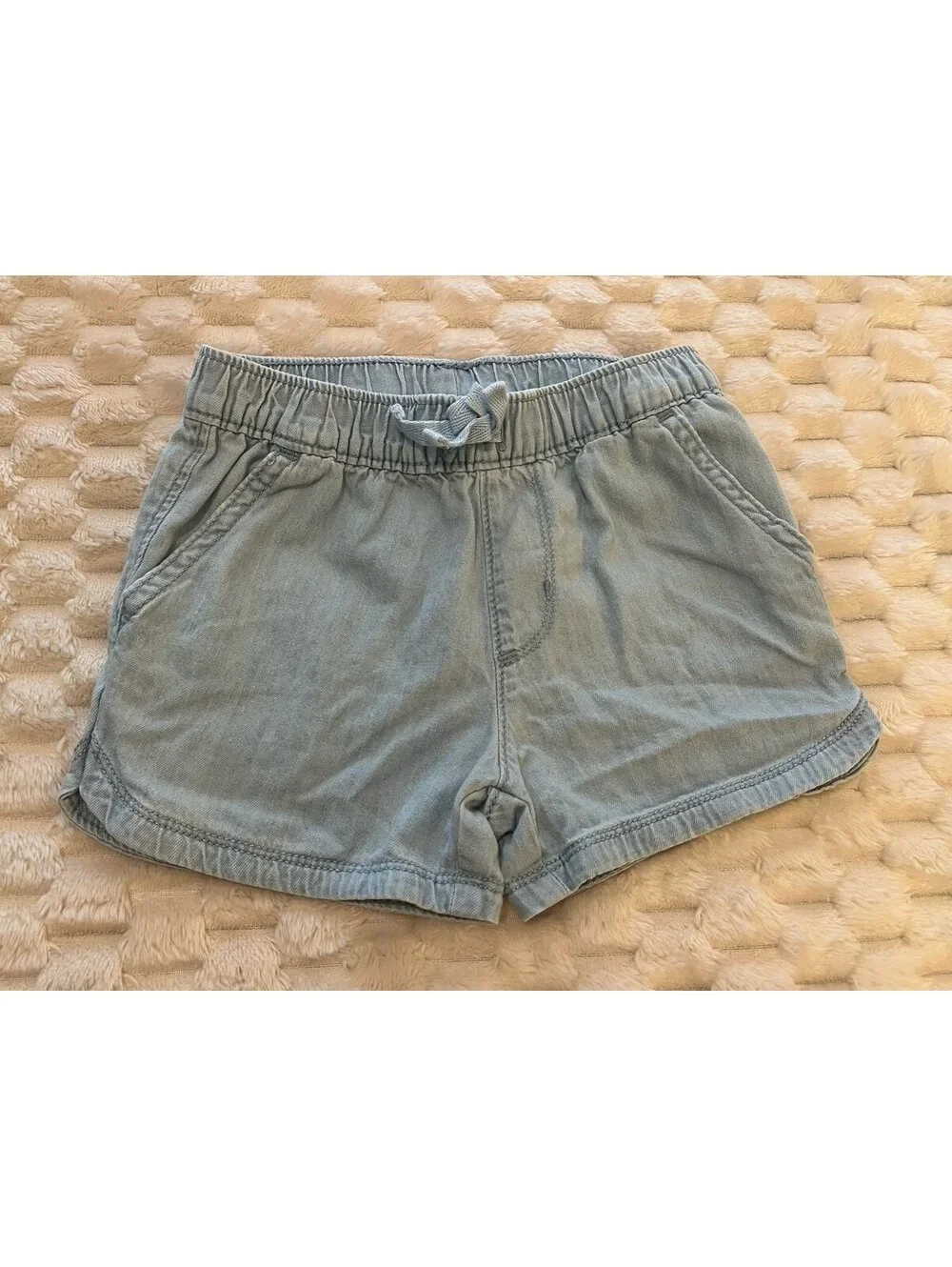 TCP Toddler Girl 2-pk Jean Shorts / Denim Joggers (Light Wash & Dark Wash) (3T)